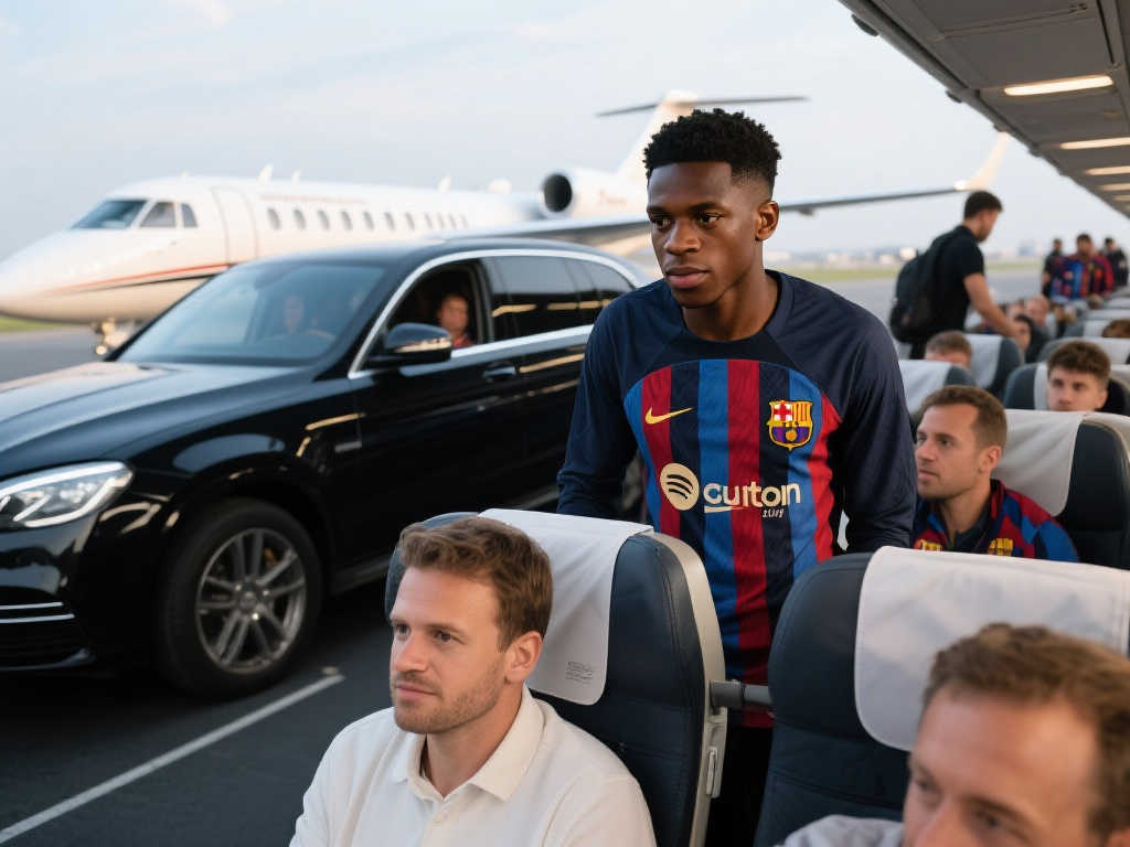 [视频]孔德低调出行，经济舱与球迷共赴米兰